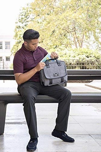 Vangoddy Laptop Shoulder Bag Crossbody Bag Briefcase Messenger Sleeve Pouch 11"-12.5" for HP EliteBook/Chromebook 11 / Stream 11 / ProBook x360 / Pro Slate/LG Gram/Microsoft Surface (11"-12.5")