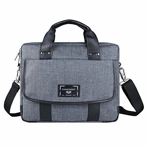 Vangoddy Laptop Shoulder Bag Crossbody Bag Briefcase Messenger Sleeve Pouch 11"-12.5" for HP EliteBook/Chromebook 11 / Stream 11 / ProBook x360 / Pro Slate/LG Gram/Microsoft Surface (11"-12.5")