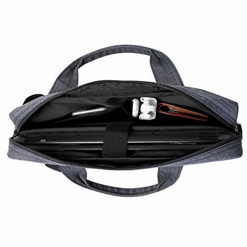 VanGoddy Wave Briefcase/Messenger Bag for Dell 14 to 15.6-inch Laptops (Black)