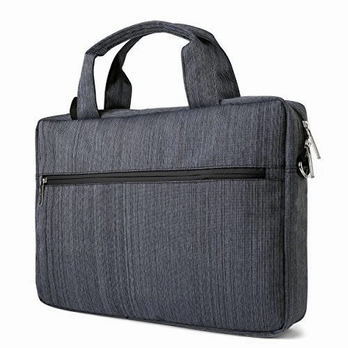 VanGoddy Wave Briefcase/Messenger Bag for Dell 14 to 15.6-inch Laptops (Black)