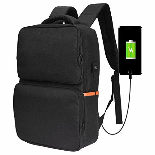 Vbiger 15.6Inch Laptop Backpack Casual School Bag Large-Capacity Travel Dayback With Usb Port