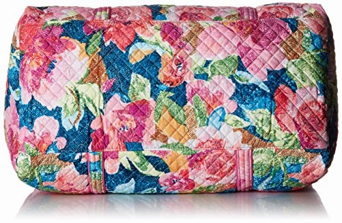 Vera Bradley Iconic Large Travel Duffel, Signature Cotton, Super bloom, One Size