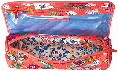 Vera Bradley Iconic On A Roll Case-Signature, Coral Floral