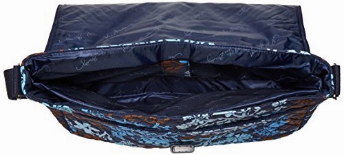 Vera Bradley Laptop Messenger Bag, Java Floral, One Size