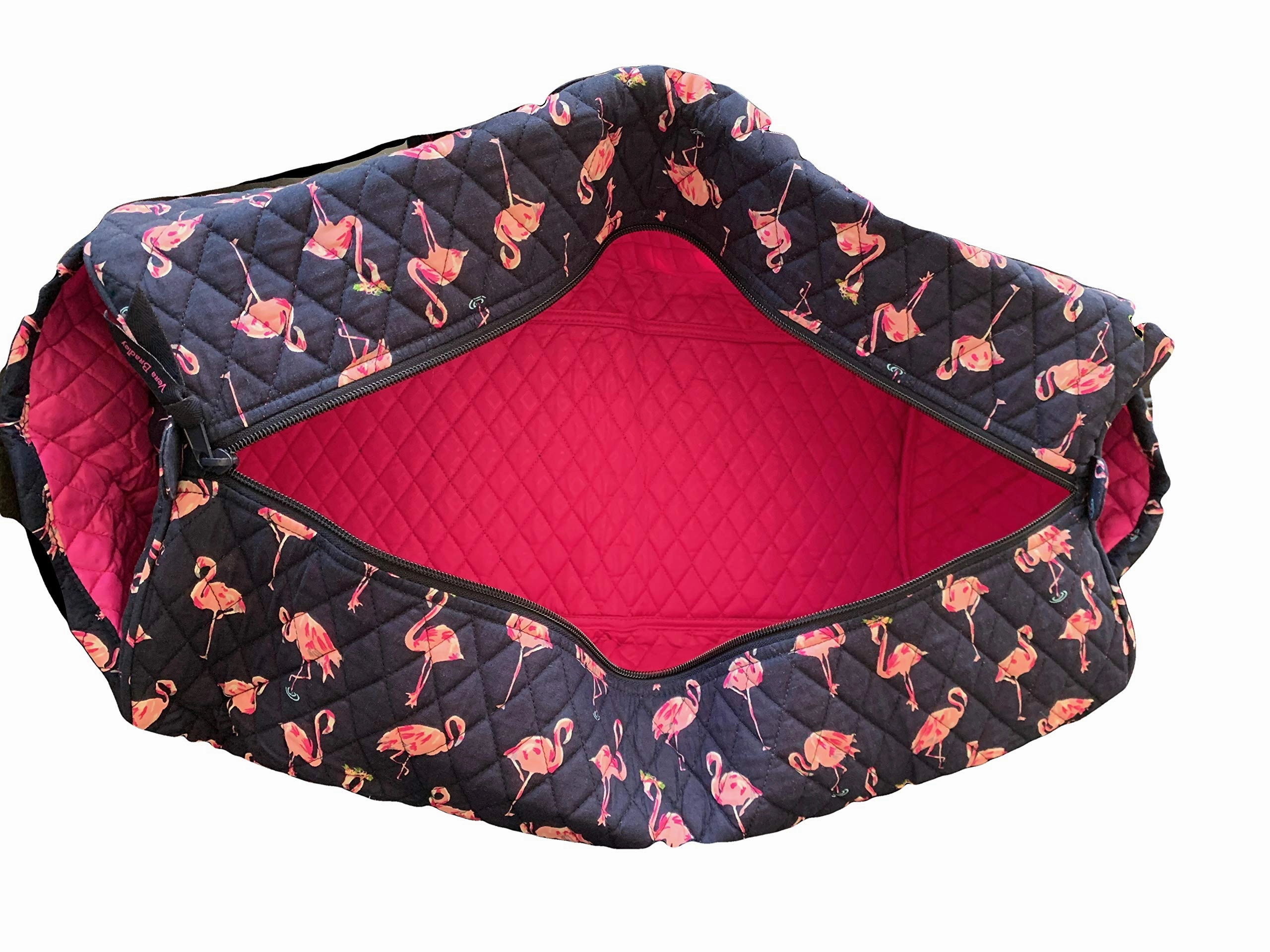 Vera Bradley Large Traveler Duffel - Flamingo Fiesta