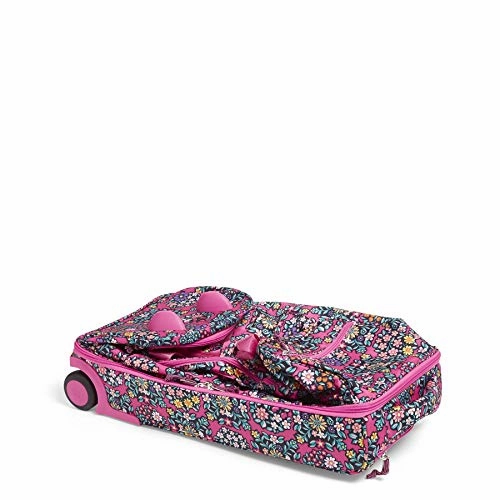 Vera Bradley Lighten Up Foldable Rolling Duffel, Kaleidoscope Rosettes