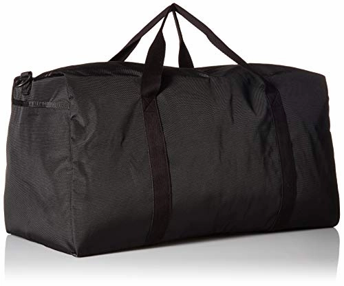 Vera Bradley Lighten Up Large Travel Duffel, Polyester, black