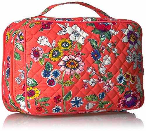 Vera Bradley Women'S Iconic Large Blush And Brush Case-Signature