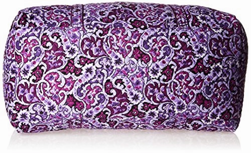 Vera Bradley Women's Iconic Large Travel Duffel-Signature, Lilac Paisley, One Size