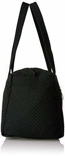Vera Bradley Women's Iconic Small Duffel Microfiber, Classic Black