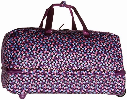 Vera Bradley Women'S Large Wheeled Duffel, Berry Burst