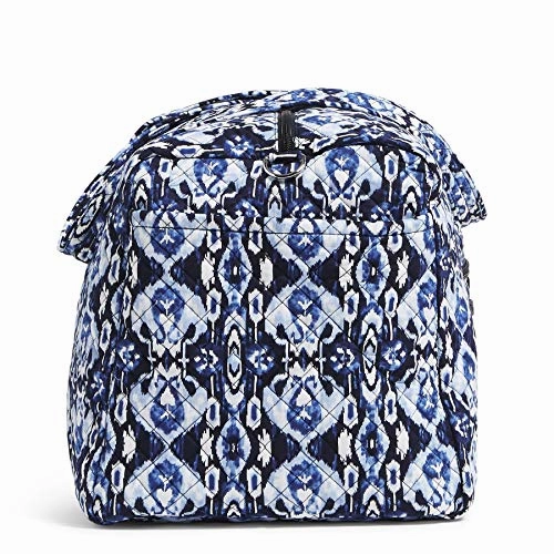 Vera Bradley Women's Signature Cotton Large Travel Duffel Bag, Ikat Island, One Size