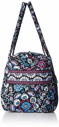 Vera Bradley womens Iconic Large Travel Duffel, Signature Cotton, Bramble, One Size