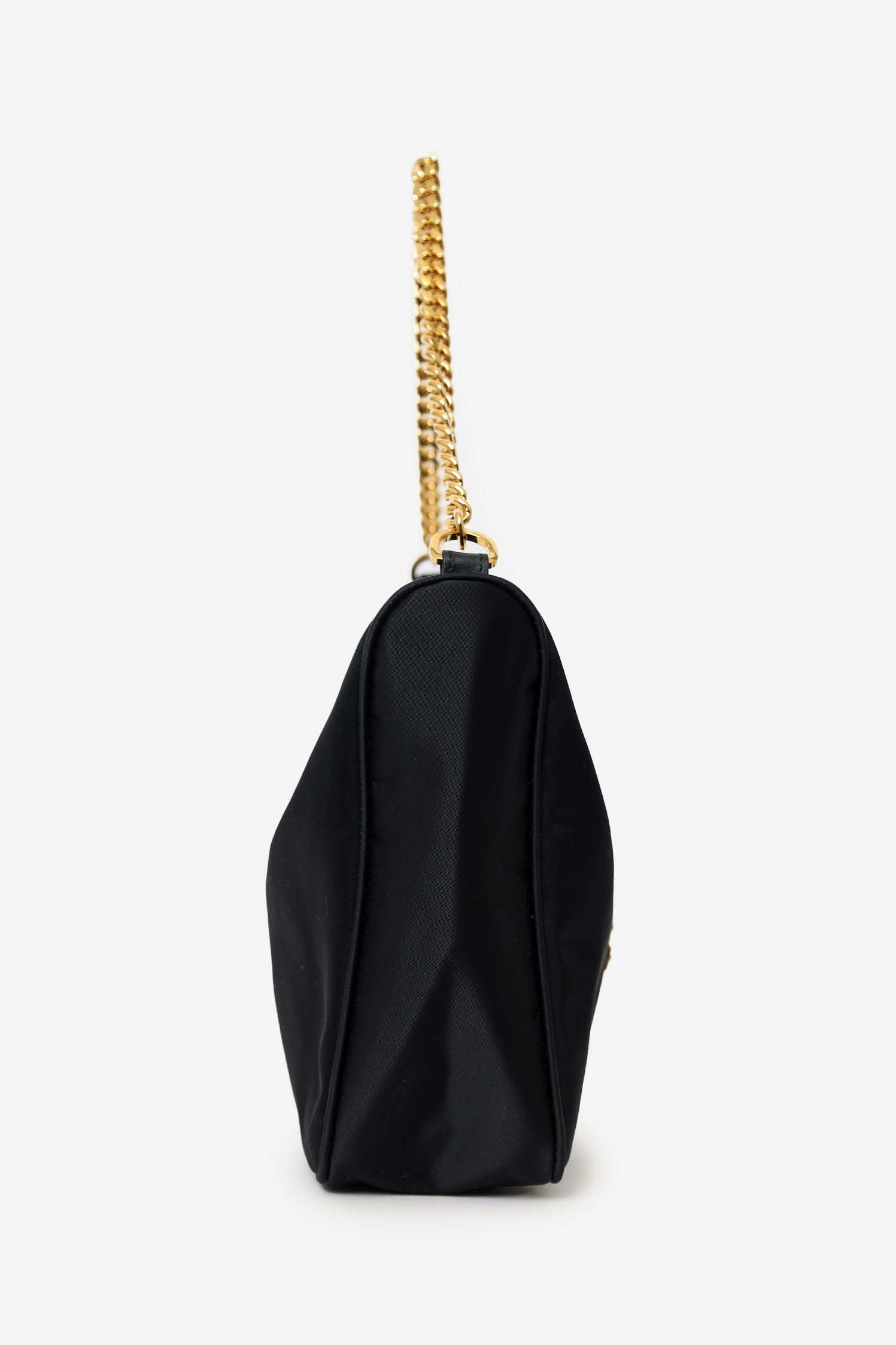 Versace Black Nylon Shoulder Bag