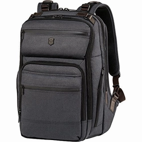 Victorinox Architecture Urban Rath Laptop Backpack, Grey/Brown, One Size