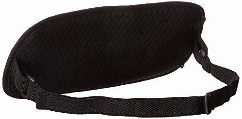 Victorinox Deluxe Concealed Security Belt with RFID Protection, Black/Red Logo