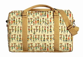 Vietsbay Women African Women Pattern Printed Canvas Travel Duffle Bag Was_42