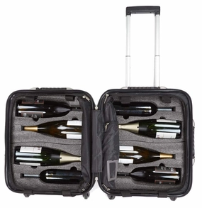 VinGardeValise Petite 03 - 8 Bottle Wine Travel Suitcase