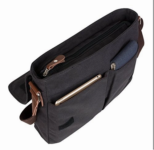 Vintage Men's Canvas Messenger Bag Laptop Shoulder Satchel Crossbody Sling Bookbag School Bag
