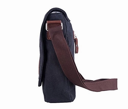 Vintage Men's Canvas Messenger Bag Laptop Shoulder Satchel Crossbody Sling Bookbag School Bag