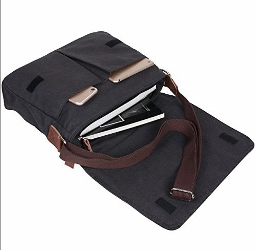 Vintage Men's Canvas Messenger Bag Laptop Shoulder Satchel Crossbody Sling Bookbag School Bag