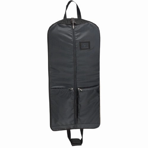 Wallybags 45-Inch Suit Length, Carry-On, Slim Garment Bag With Multiple Pockets