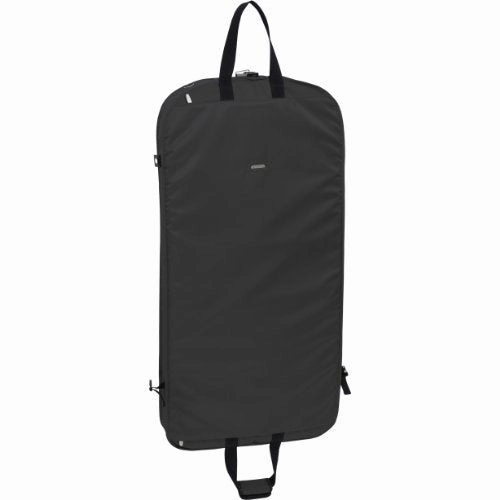 WallyBags Luggage 42" Shoulder Strap Garment Bag, Black