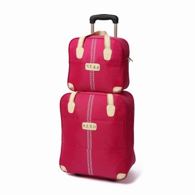 Waterproof Luggage Bag Set, Oxford Cloth Rolling Travel Suitcase,Large Capacity,Trolley Carry-Ons