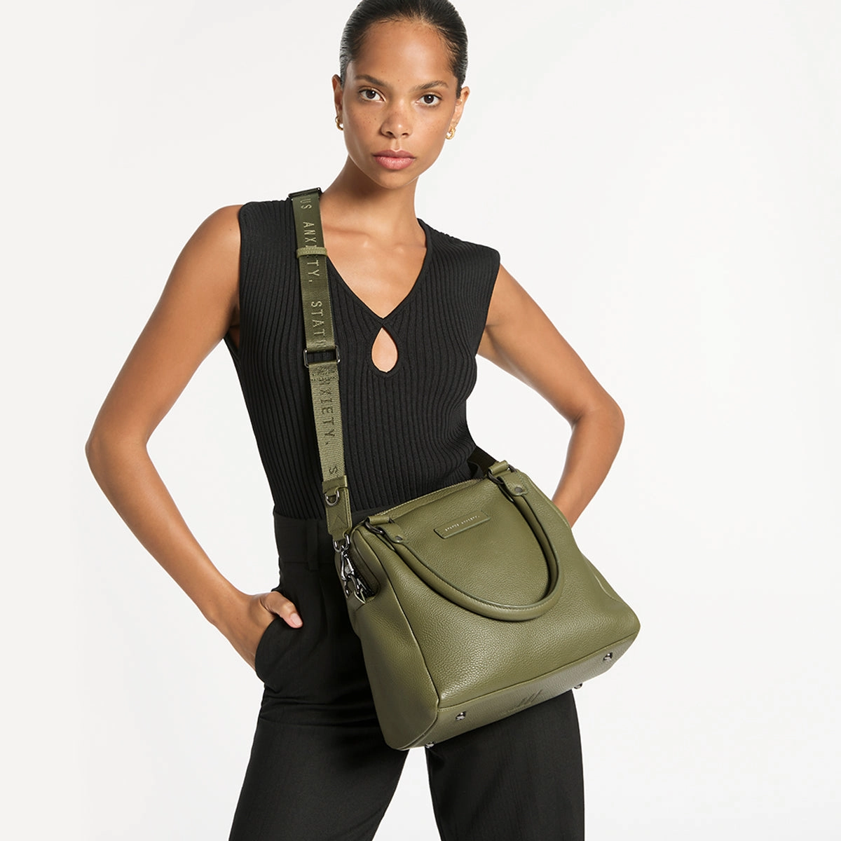 Web Strap Thin - Khaki