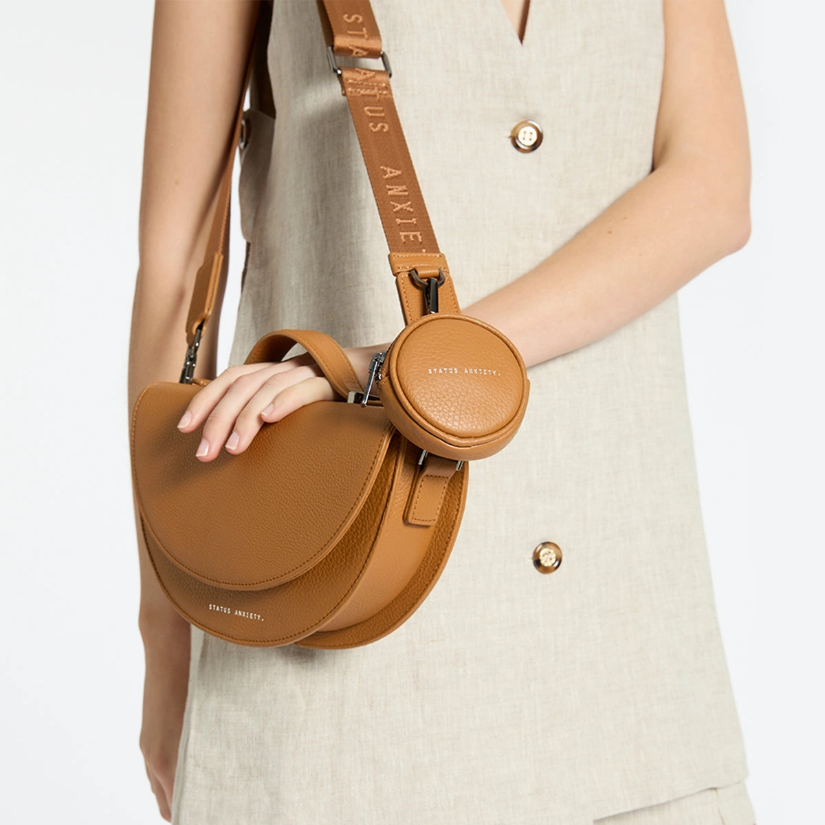 Web Strap Thin - Tan
