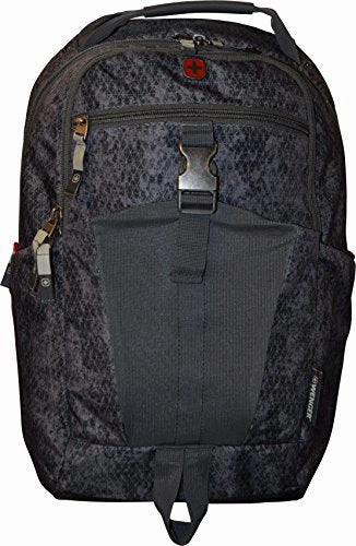 Wenger Planemo Backpack with 16" Laptop Pocket, Black Geo