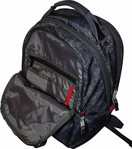 Wenger Planemo Backpack with 16" Laptop Pocket, Black Geo