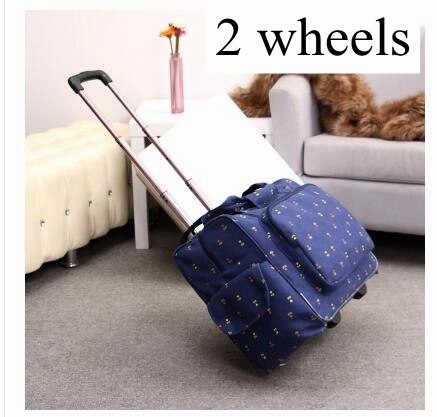 Women Luggage Suitcase On Wheels Travel Trolley Luggage Bag 20 Inch Wheeled Bags Laptop Business
