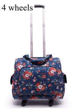 Women Luggage Suitcase On Wheels Travel Trolley Luggage Bag 20 Inch Wheeled Bags Laptop Business