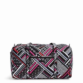Women's Large Duffel, Signature Cotton, Northern Stripes