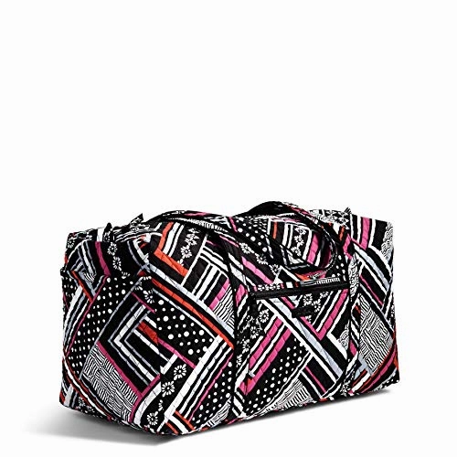 Women's Large Duffel, Signature Cotton, Northern Stripes