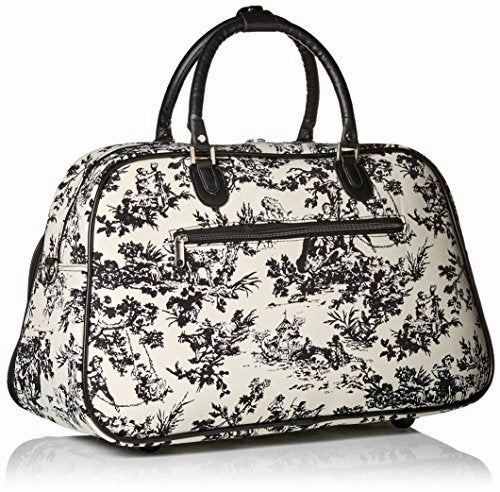 World Traveler 21-Inch Carry-On Shoulder Tote Duffel Bag, Countryside White, One Size