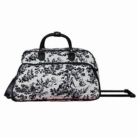 World Traveler 21-Inch Rolling Duffel Bag, Countryside White, One Size