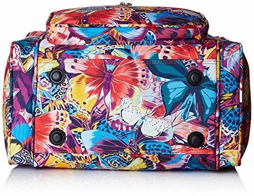 World Traveler Women'S Value Series 16-Inch Pink Butterfly Duffel Bag, Pink Trim Butterfly, One