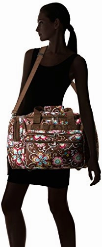 World Traveler Women'S Value Series 19-Inch Carry Duffel Bag, Brown Daisy, One Size