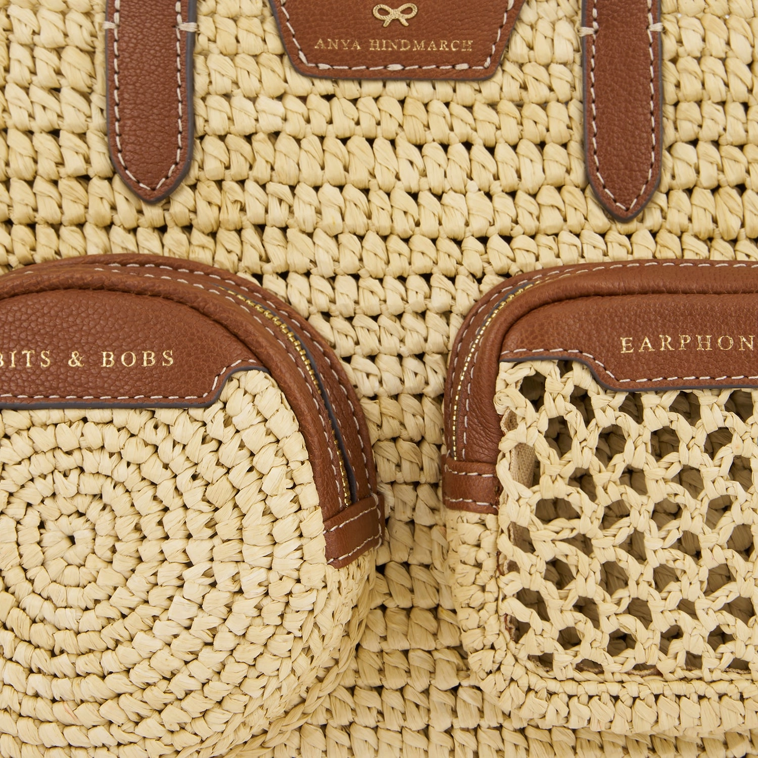 X/S Raffia Holiday Cross-body Tote