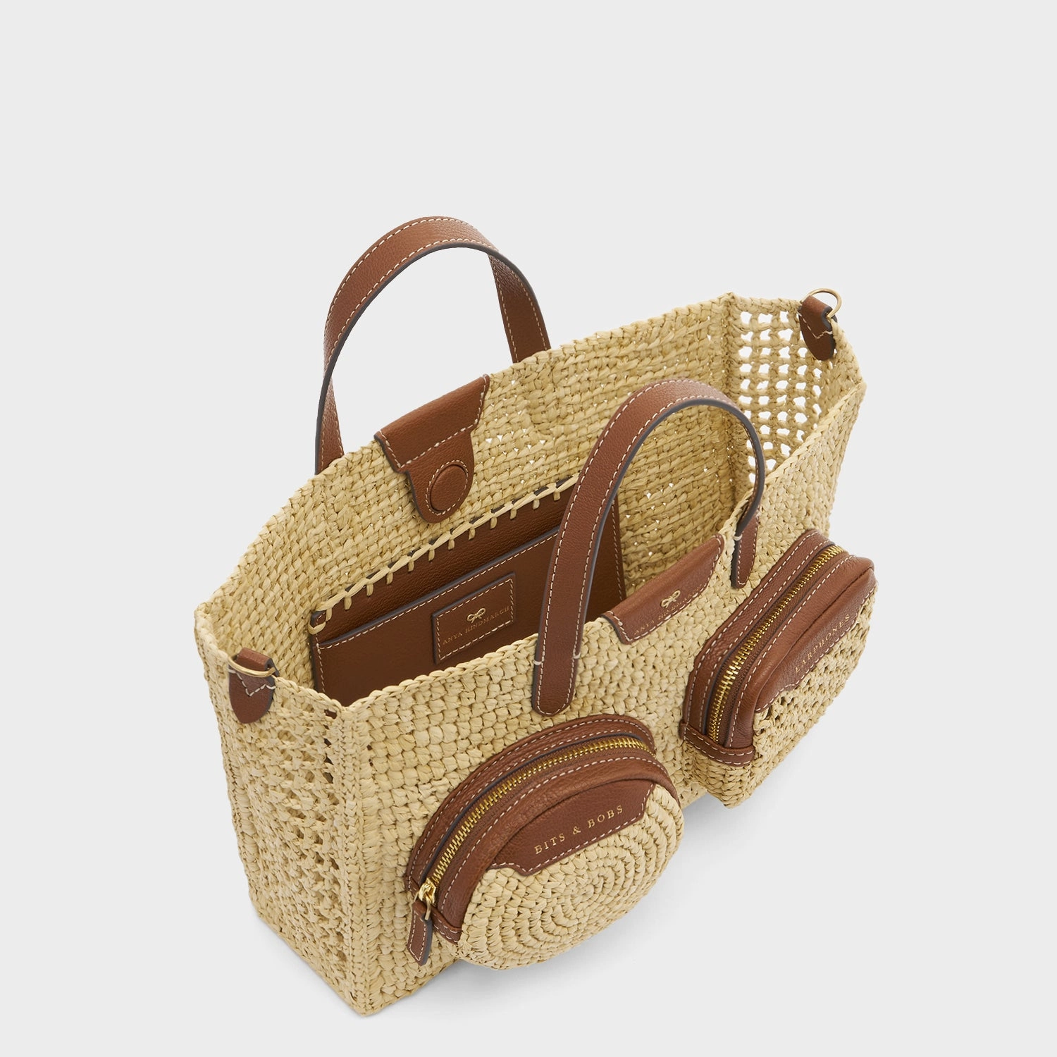 X/S Raffia Holiday Cross-body Tote