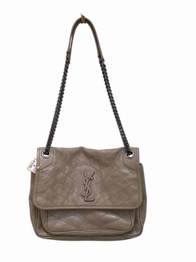 YSL Calfskin Niki Medium Brown Handbag