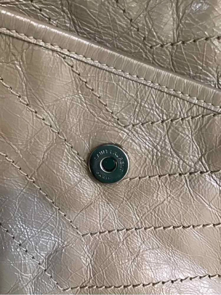 YSL Calfskin Niki Medium Brown Handbag