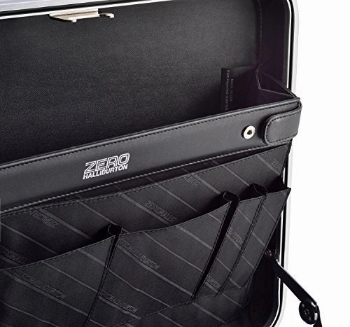 Zero Halliburton 2.0 Large Classic Framed Polycarbonate Attach Briefcase, Silver, One Size