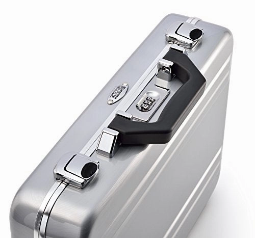 Zero Halliburton 2.0 Small Classic Framed Polycarbonate Attach Briefcase Silver One Size