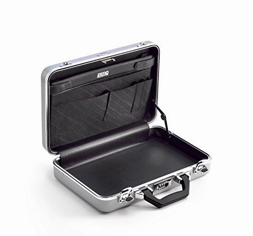 Zero Halliburton 2.0 Small Classic Framed Polycarbonate Attach Briefcase Silver One Size