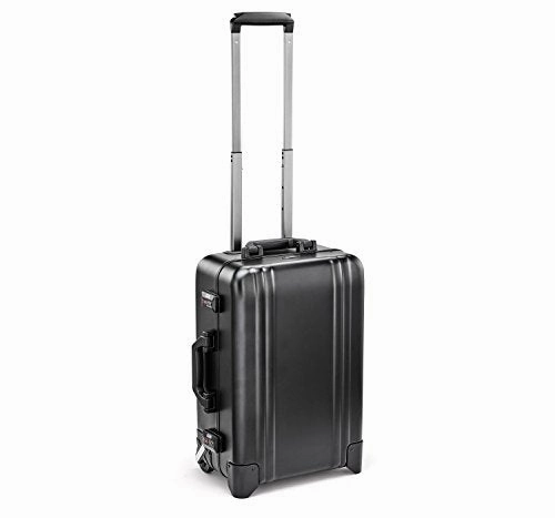 Zero Halliburton Classic Aluminum 2.0 - Carry-On 2 Wheel Luggage (BLACK)