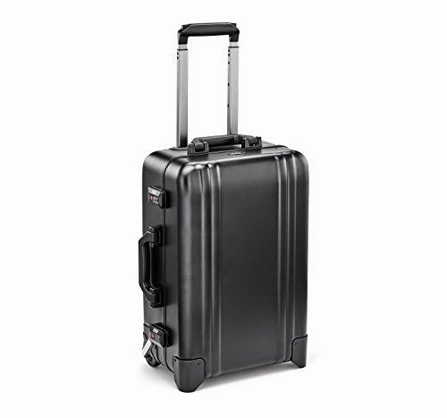 Zero Halliburton Classic Aluminum 2.0 - Carry-On 2 Wheel Luggage (BLACK)