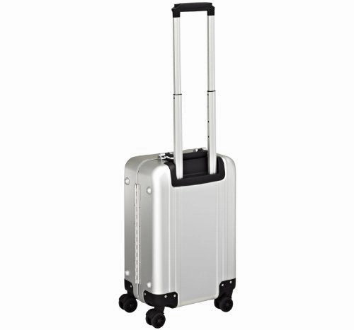 Zero Halliburton Classic Aluminum Carry On 4 Wheel Spinner Travel Case, Silver, One Size
